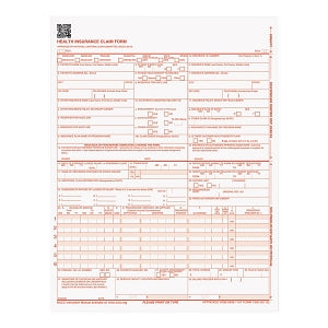 Tops Business Forms CMS-1500 Health Insurance Claim Forms - CMS-1500 Benefits Claim Forms - 50135R