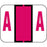 Size: 1-1/4" W X 1" H Alphabetic End Tab Labels Bar Style 500 Vinyl Labels Per Roll