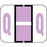 Size: 1-1/4" W X 1" H Alphabetic End Tab Labels Bar Style 500 Vinyl Labels Per Roll