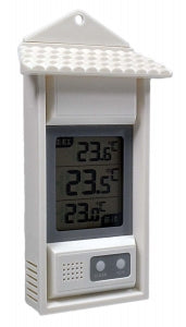 Thermco Wall / Room Thermometer - THERMOMETER, DIGITAL, MIN / MAX, NIST COMPLNT - ACCD1039MM