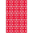 PDC Healthcare Ames Compatible Color-Coded Labels - Ames Compatible Color-Coded "05-09" Label, 1.5" x 1.875", Red, 20/Set - SDD05-09
