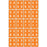 PDC Healthcare Ames Compatible Color-Coded Labels - Ames Compatible Color-Coded "35-39" Label, 1.5" x 1.875", Orange, 20/Set - SDD35-39