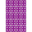 PDC Healthcare Ames Compatible Color-Coded Labels - Ames Compatible Color-Coded "45-49" Label, 1.5" x 1.875", Purple, 20/Set - SDD45-49