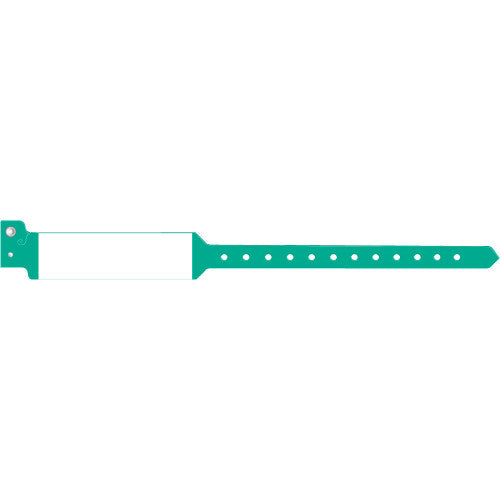 PDC Healthcare Conf-ID-ent Emboss Wristbands - Conf-ID-ent Emboss Wristband, Adult, Blue, Poly Snap Clasp - WBEMBA-2