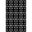 PDC Healthcare Ames Compatible Color-Coded Labels - Ames Compatible Color-Coded "50-54" Label, 1.5" x 1.875", Black, 20/Set - SDD50-54
