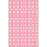 PDC Healthcare Ames Compatible Color-Coded Labels - Ames Compatible Color-Coded "80-84" Label, 1.5" x 1.875", Pink, 20/Set - SDD80-84