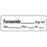 PDC Healthcare Anesthesia Date, Time and Initials Labels - Furosemide Label, 1-1/2" x 1/2", 600/Roll, White - LAN-134
