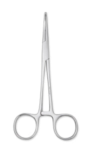 Centurion Centurion Kelly Hemostat Forceps - 6-1/4" (15.9 cm) Sterile Centurion Curved Kelly Hemostatic Forceps, 3/4 Serrated, Locking, Single Use - 66765