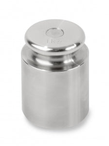 Henry Troemner Cylindrical Metric Weight Traceable Certificate - WEIGHTS CYLINDRICAL, CLS 7, 1000G, TRACEABL - 61016ST