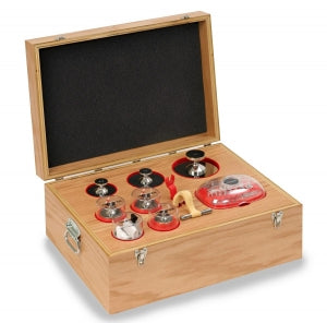 Henry Troemner LLC Large Class 4 Metric Weight Set with Traceable Certificate - Class 4 Weights with Traceable Certificate, 25 kg-1 g - 7204-4T