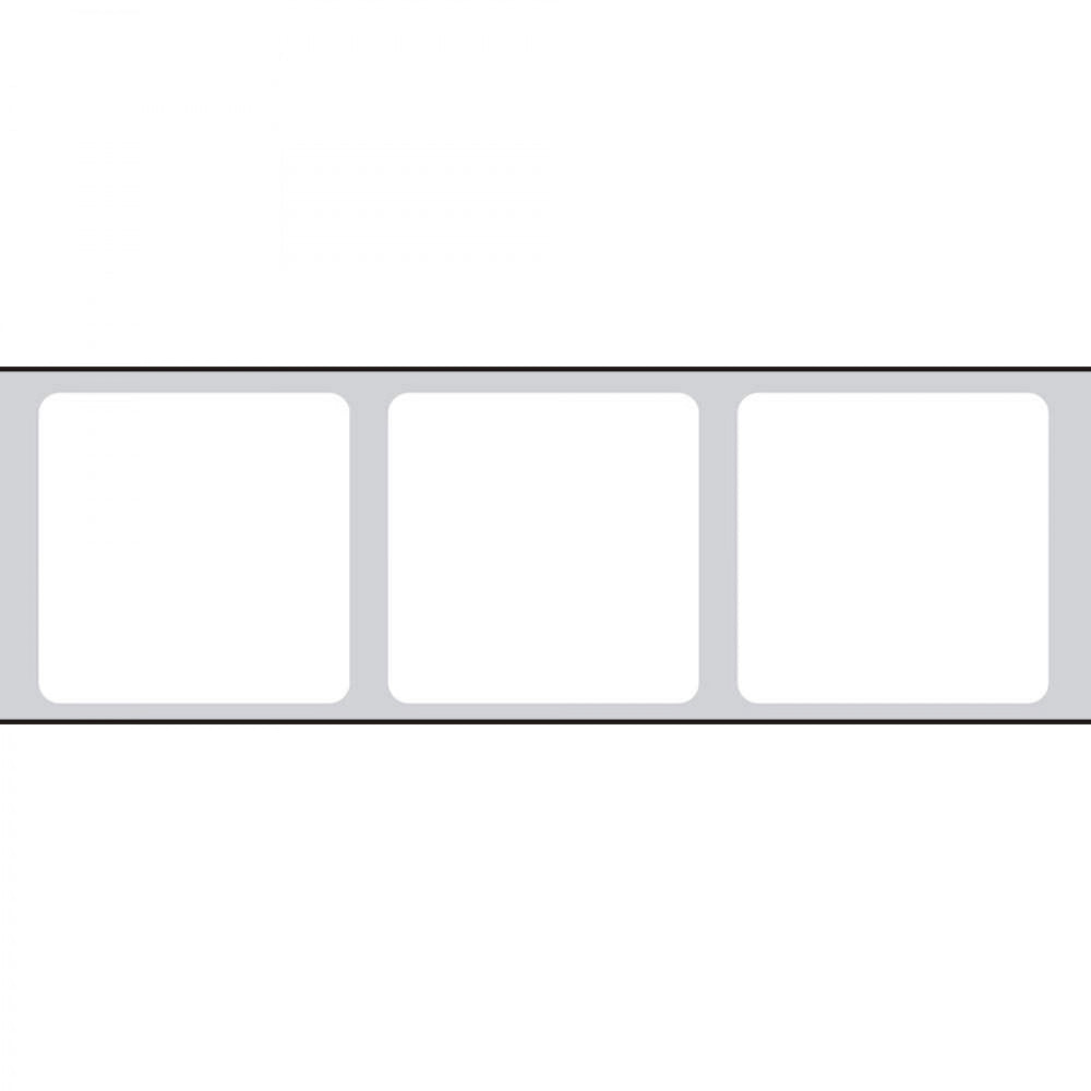 Slide Label Thermal Transfer Synthetic Permanent 3 1" Core 15/16" X 15/16" White 6000 Per Roll