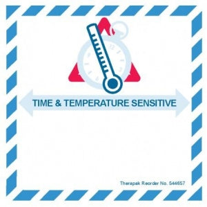 Therapak Labels - TIME & TEMPERATURE SENSITIVE LABEL - 544657 ...
