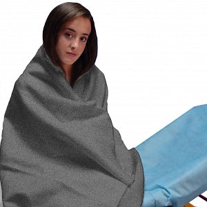 Taylor Healthcare Polar Fleece Blankets - FIRST COMFORT BLANKET, GREY, SUMMER - 60-FCB4080S