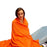 Taylor Healthcare Polar Fleece Blankets - Medium-Weight Polar Fleece Blanket, 50" x 80", Orange - 60-OFB5080