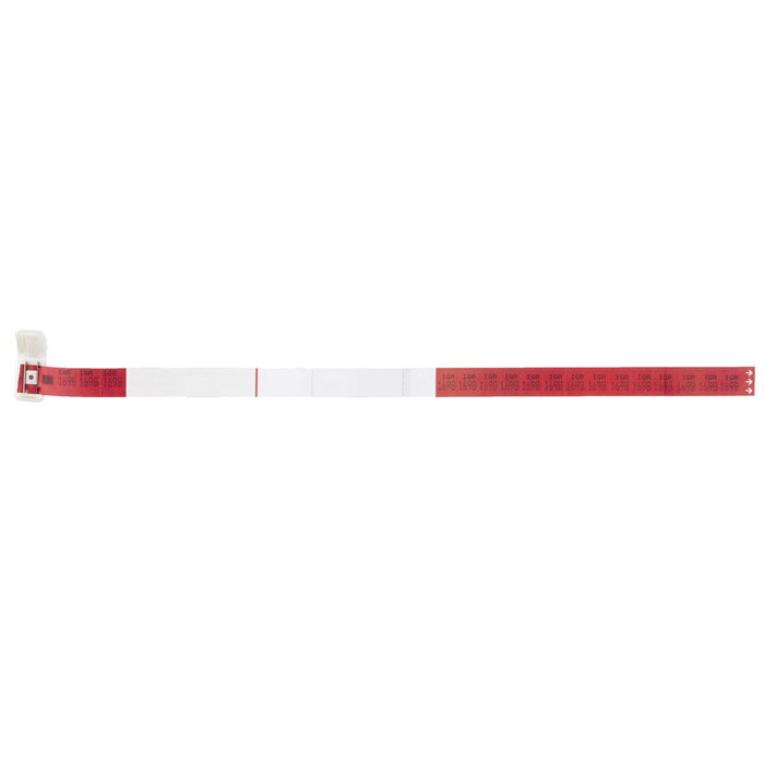 Bar Code Blood Band, White, R3