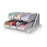 Tiered Organizer Bin System 6-Bin - 20.13"W x 17.25"D x 9.25"H