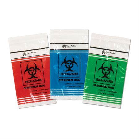 Economy Colored Specimen Bags 6"W x 10"H