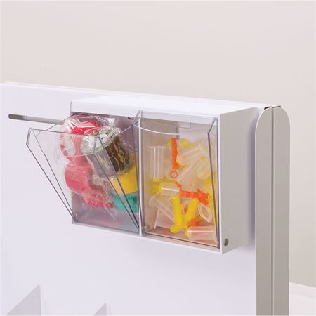 Tilt Bin with Hanger 4-Unit - 23.5"W x 6.5"D x 8.5"H (not shown)