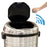 Round Waste Can 23gal - 19.25"W x 17.5"D x 32.63"H
