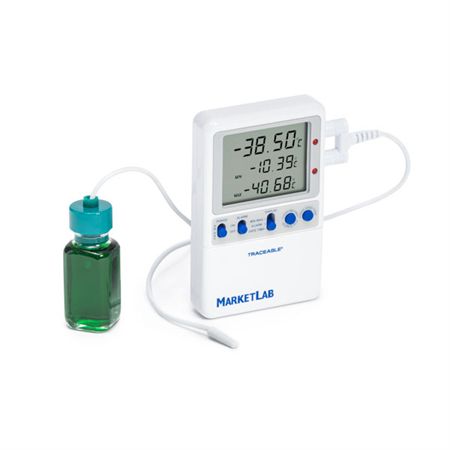 Traceable Platinum High-Accuracy Refrigerator Thermometer Probe Refrigerator with Bottle and Probe