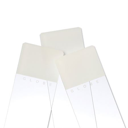 Two-Side Frost White Glass Slides 90° Corners