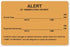 United Ad Label Co 23 Hour Observation Alert Labels - Alert label, 23 Hour Observation, Fluorescent Orange - AD400