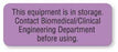 United Ad Label Company Biomed Storage Labels United Ad Labels Co - Biomed Storage Label, Purple - BE758