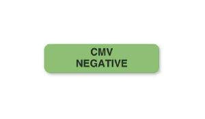 United Ad Label Co CMV Negative Labels - 