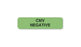 United Ad Label Co CMV Negative Labels - "CMV Negative" Label, Small Print, Light Green, 760/Roll - BX008
