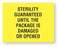 United Ad Label Co Sterility Guaranteed Labels - "Sterility Guaranteed" Label, 1-5/16" x 1" - CS650