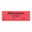 United Ad Label Anesthesia Tapes - Anesthesia Tape Labels, 1-1/2" x 1/2", Rocuronium 10 mg / mL, Fluorescent Red, 500"/Roll - ULTJ05610-D