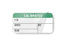 United Ad Label Co Calibrated Labels - Calibrated Label, White and Green - QA645