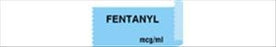 United Ad Label Co Fentanyl Labels - Fentanyl mcg / mL, Light Blue - TA067