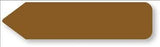 United Ad Label UniArrow Labels - Uniarrow Label, Brown - UA117