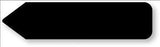 United Ad Label UniArrow Labels - Uniarrow Label, Black - UA120
