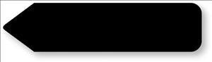 United Ad Label UniArrow Labels - Uniarrow Label, Black - UA120