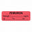 United Ad Label Co Anesthesia Labels - Zemuron Label, mg / mL, Date, Time, Initial, Red, 1000/Roll - ULAL035-D