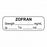 United Ad Label Co Anesthesia Labels - Zofran Label, mg / mL, 1-1/2" x 1/2", White, 1000/Roll - ULAL057-D