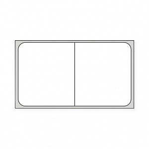 United Ad Label Cerner Direct Thermal Printer Labels - LABEL, THERMO, DIRECT, CERNERT, SYN, 1C, WH - ULDP75901