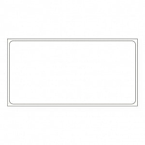 United Ad Label Direct Thermal Printer Labels - Direct Thermal Printer Label Roll, White, 2-1/2" x 3/4" Labels with 1" Core, 2500/Roll - ULDT25341