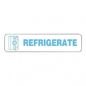 United Ad Label Storage Labels - REFRIGERATE Labels, White, 1-5/8" x 3/8" - ULFP909