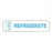 United Ad Label Storage Labels - REFRIGERATE Labels, White, 1-5/8" x 3/8" - ULFP909