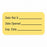 United Ad Label Company Quality Control Labels - "Date Received, Date Opened" Label, Yellow, 1-5/8" x 7/8", 560/Roll - ULLR238