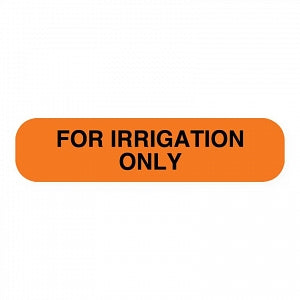 United Ad Label Co For Irrigation Only Labels - "For Irrigation Only" Label, 1-5/8 x 3/8", 1, 000/Roll - ULRXA1228