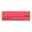 United Ad Label Anesthesia Tapes - Anesthesia Tape Labels, 1-1/2" x 1/2", Blank with mg / mL and Date / Time, Fluorescent Red, 500"/Roll - ULTA047