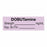 United Ad Label Anesthesia Tapes - Anesthesia Tape Labels, 1-1/2" x 1/2", DOBUTamine with mg / mL and Date / Time, Purple, 500"/Roll - ULTA219