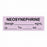 United Ad Label Anesthesia Tapes - Anesthesia Tape Labels, 1-1/2" x 1/2", NEOSYNEPHRINE with mg / mL and Date / Time, Purple, 500"/Roll - ULTA221-D
