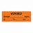 United Ad Label Anesthesia Tapes - Anesthesia Tape Labels, 1-1/2" x 1/2", VERSED with mg / mL and Date / Time, Orange, 500"/Roll - ULTJ013-D