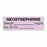 United Ad Label Anesthesia Tapes - Anesthesia Tape Labels, 1-1/2" x 1/2", NEOSYNEPHRINE with mcg / mL and Date / Time, Purple, 500"/Roll - ULTJ086