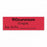 United Ad Label Anesthesia Tapes - Anesthesia Tape Labels, 1-1/2" x 1/2", Rocuronium 10 mg / mL, Fluorescent Red, 500"/Roll - ULTJ11410